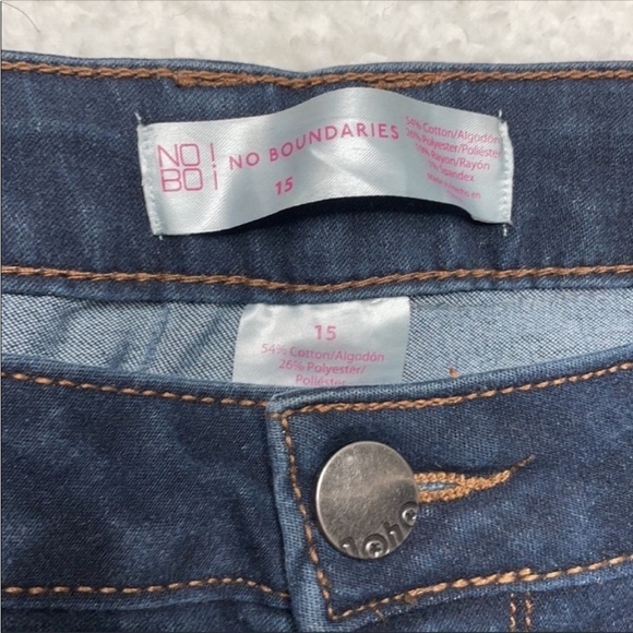 Denim Jeans Stretchy no boundaries comfy Size 15 - Picture 5 of 7